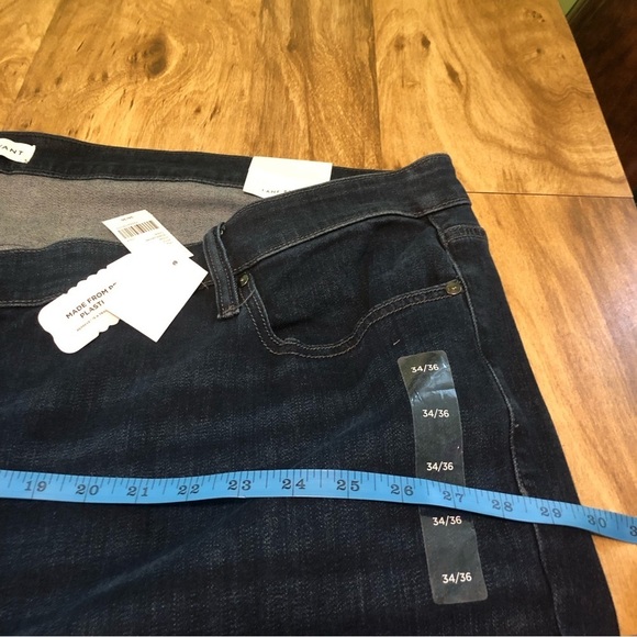NWT Lane Bryant Signature Fit Straight Mid-Rise Jeans Size 34/36 Stretch 54x31 - Picture 9 of 16